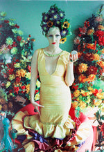 Load image into Gallery viewer, YELLOW RUFFLE FLAMENCO COSTUME DRESS
