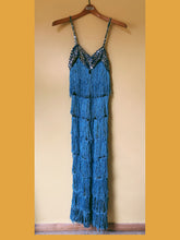 Load image into Gallery viewer, handmade tassel jumpsuit with sequin trim
