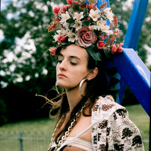 Vintage floral Headdress