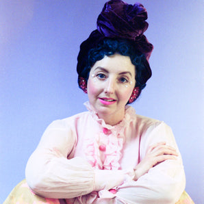 Deep Purple Heavy Top Knot Turban