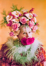 Load image into Gallery viewer, Giant Roses and Lilies Headdress / flower headpiece
