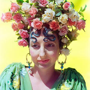*RESERVED* DO NOT PURCHASE* Pastel pink vintage headdress / crown / headpiece / bridal / festival / ascot