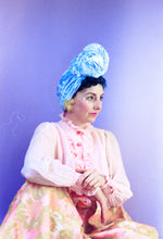 Load image into Gallery viewer, Pastel Blue Crushed Turban
