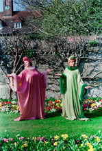 Load image into Gallery viewer, PINK Marabou Trimmed Sequin Kaftan Dress
