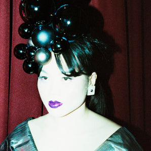 Black Baubles Christmas Headdress