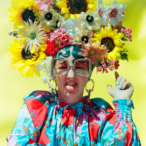 Frida Sunflower / floral / daisies / daisy / blossom / vintage headdress / crown