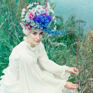 Vintage Blossom Flower Headdress. - Rare.