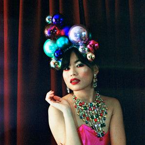 Bubblegum Christmas Bauble Headpiece