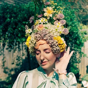 Vintage Pastel Blossom Queen Titania Crown