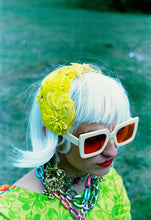 Load image into Gallery viewer, Vintage Treasures and Trinketry BRIGHT Yellows headband

