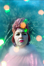 Load image into Gallery viewer, Deadstock Sequin Turban - Pink or Green
