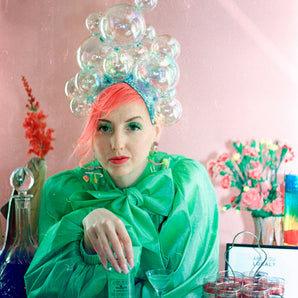 Style 2!!!  Bubbles iridescent headdress / crown / headpiece