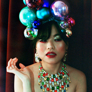 Bubblegum Christmas Bauble Headpiece
