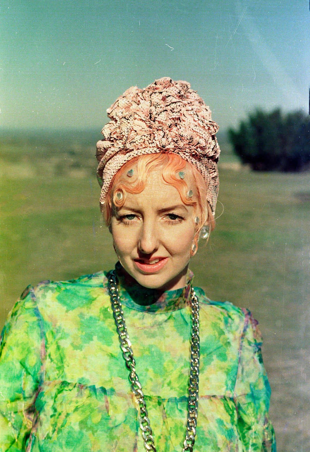 *LIMITED EDITION* Baby Pink Matte Sequin Turban