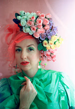 Load image into Gallery viewer, Multicoloured Rose buds flower Crown
