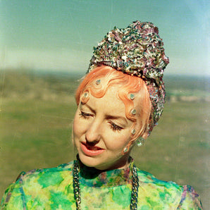 *LIMITED EDITION* Silver / Pastels Sequin Turban