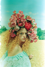 Load image into Gallery viewer, Harvest Pink Vintage floral Headdress
