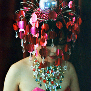 Dripping Sequins and Jewels Headdress