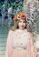 Load image into Gallery viewer, Burnt Orange Autumnal Vintage Flora Crown
