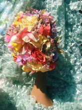 Load image into Gallery viewer, VintageFlower bonnet / crown / Lilac Blossoms
