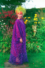 Load image into Gallery viewer, Sheer Mesh Feather kaftan Dress Size 8 - 26 UK
