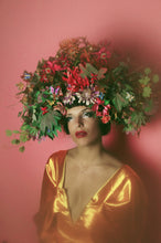 Load image into Gallery viewer, Multicoloured woodland flower crown

