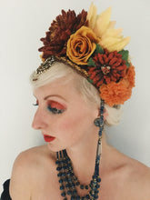 Load image into Gallery viewer, Vintage tribal inspired floral Headdress
