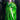 Metallic Liquid Neon Green V-neck Maxi Gown / kaftan Dress